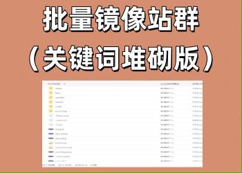 2024镜像关键词堆砌版站群